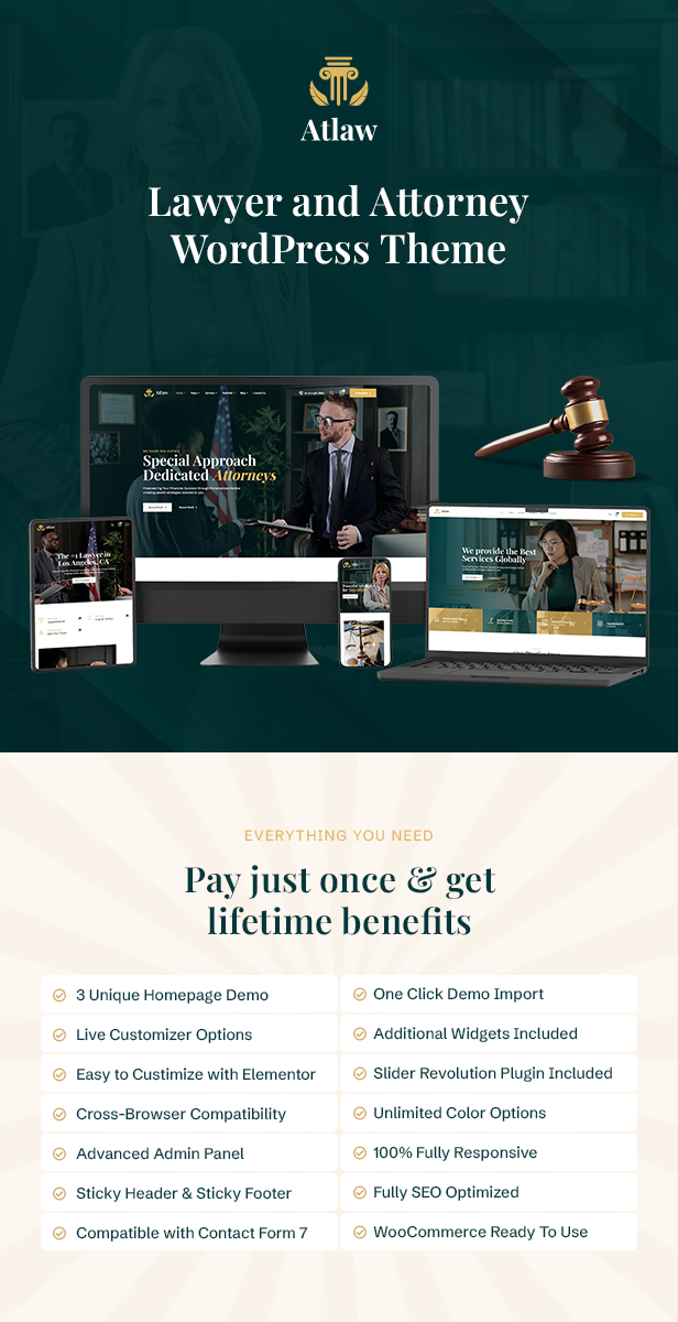 Atlaw WordPress Theme