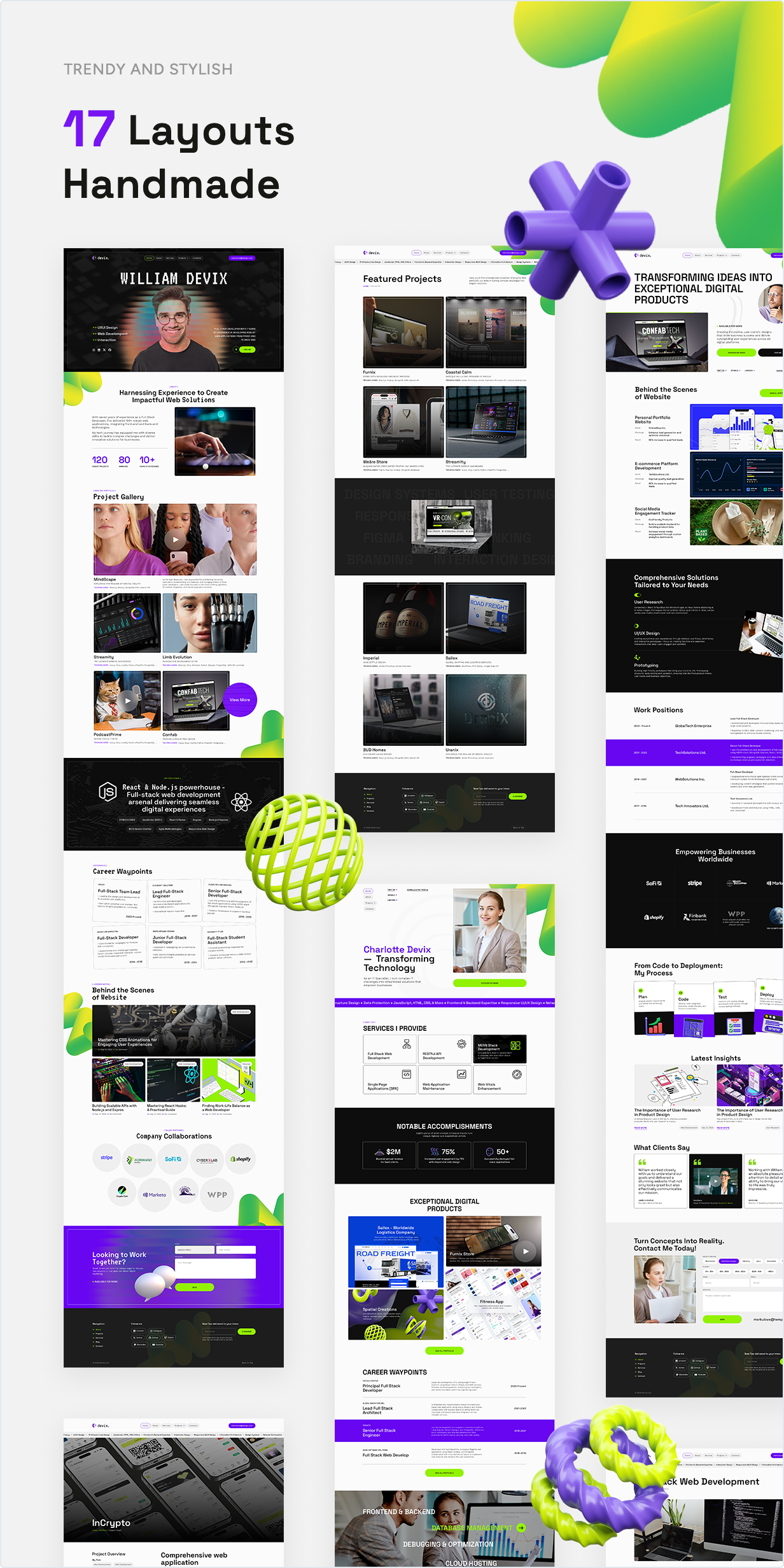 17 Layouts Handmade