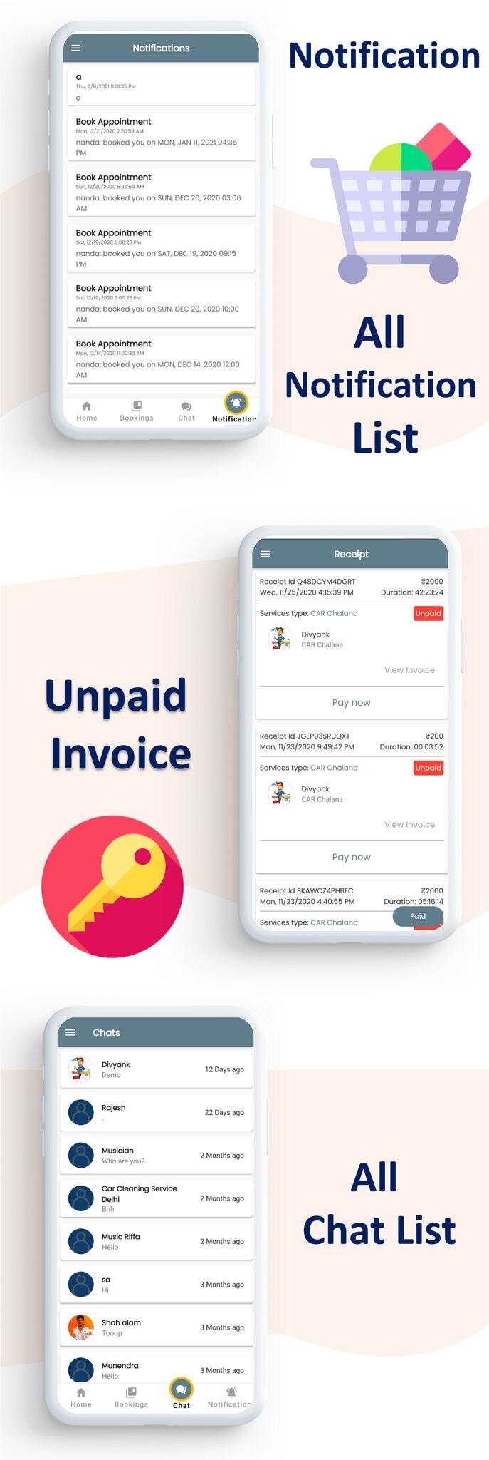 Mark Service App | Service At Home | Multi Payment Gateways Integrated | Complete Solution - 8