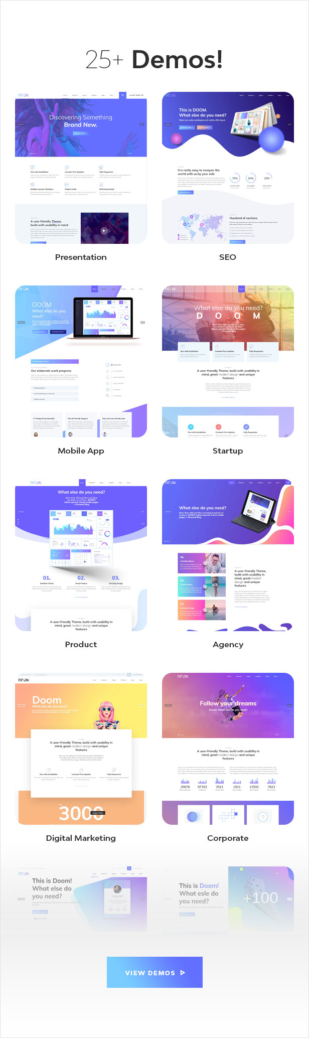 Doom - Multi-Purpose WordPress Theme - 4