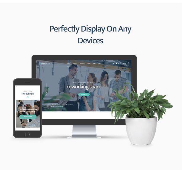 Coworkshop Responsive Coworking Space WordPress Theme