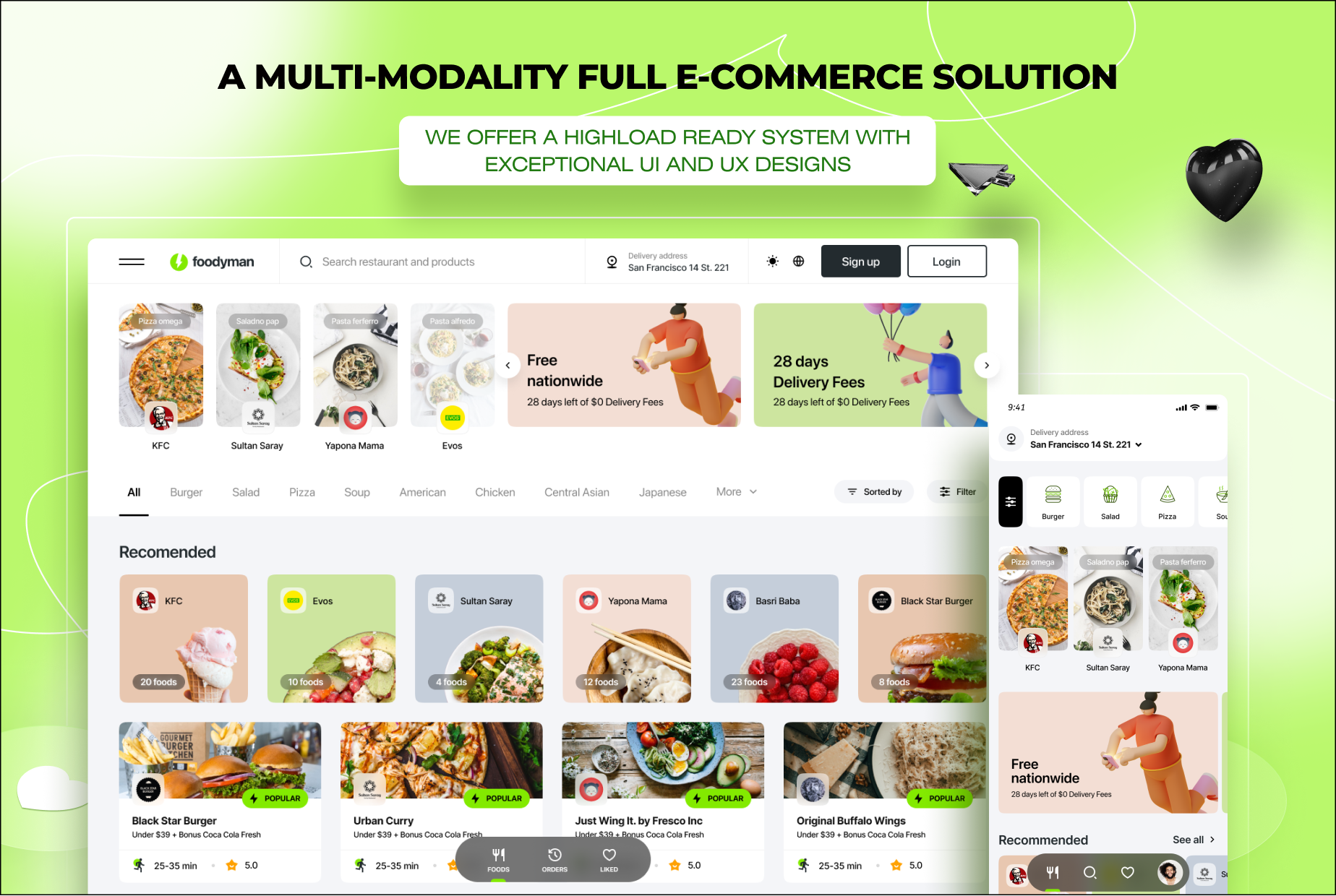 Foodyman - Multi-Restaurant Food and Grocery Ordering and Delivery Marketplace (Web & Customer Apps) - 11