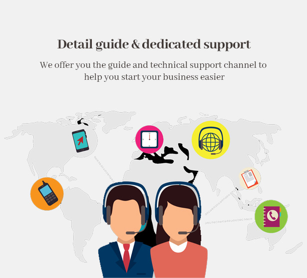 Ami Homestay Hotel Booking WordPress Theme - Support Teams