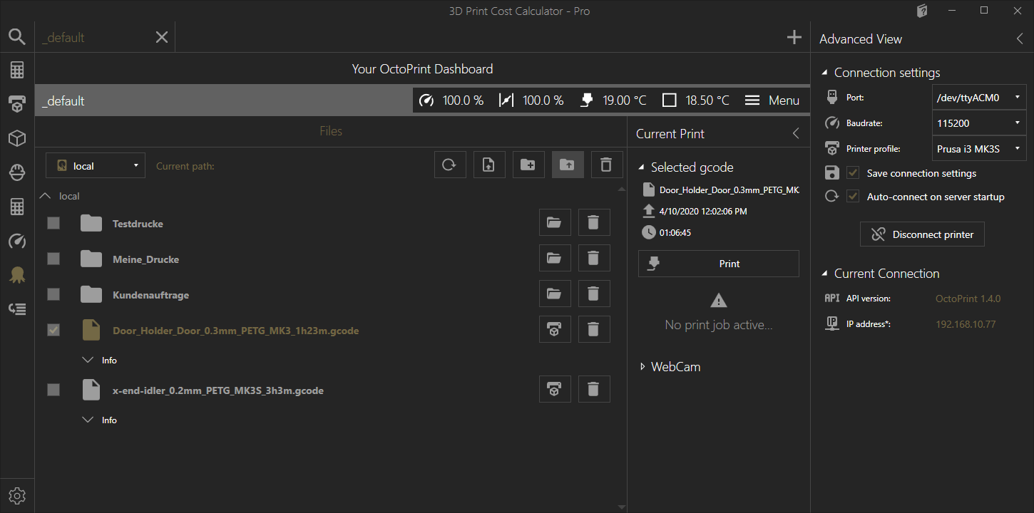 3D Print Cost Calculator 2.0 for Windows - 6