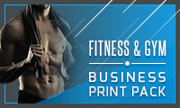 Fitness and Gym complete print template pack