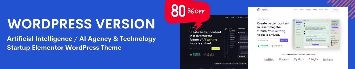 GENAI - WordPress Theme
