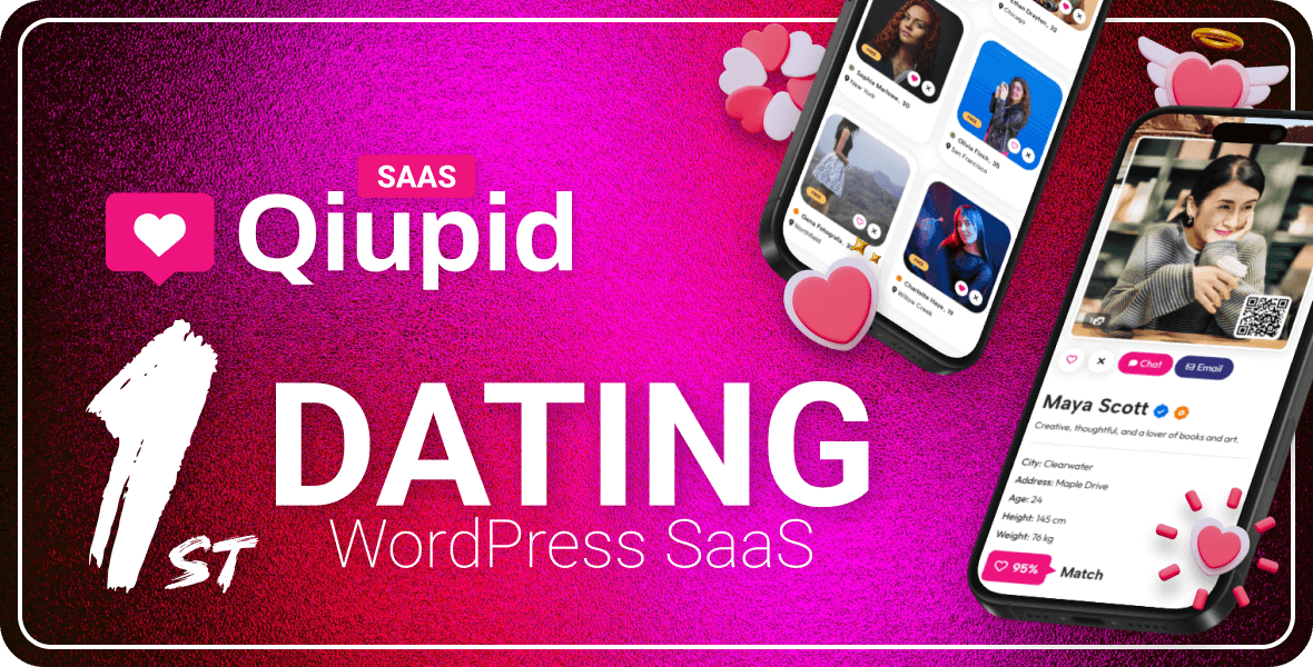 Qiupid - Matchmaking & Dating SaaS for wordpress