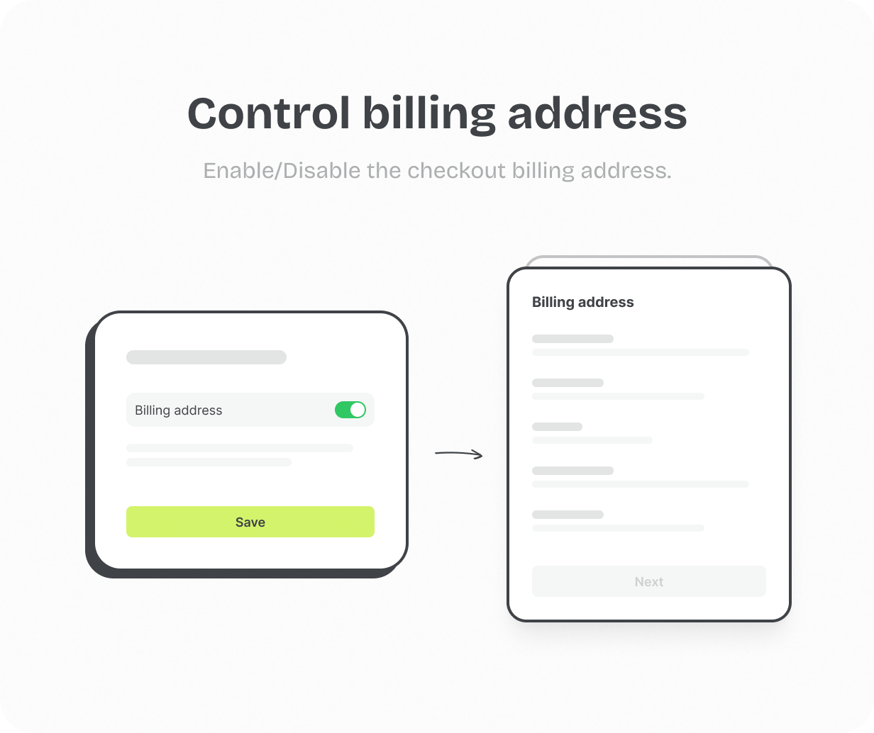 Control billing address @heyaikeedo #aikeedo