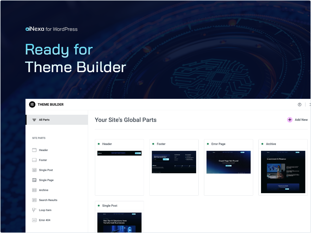 Ready for Theme Builder