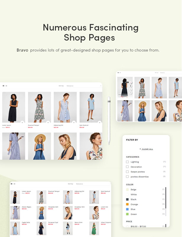 Bravo Minimal & Responsive eCommerce Fashion Prestashop Template