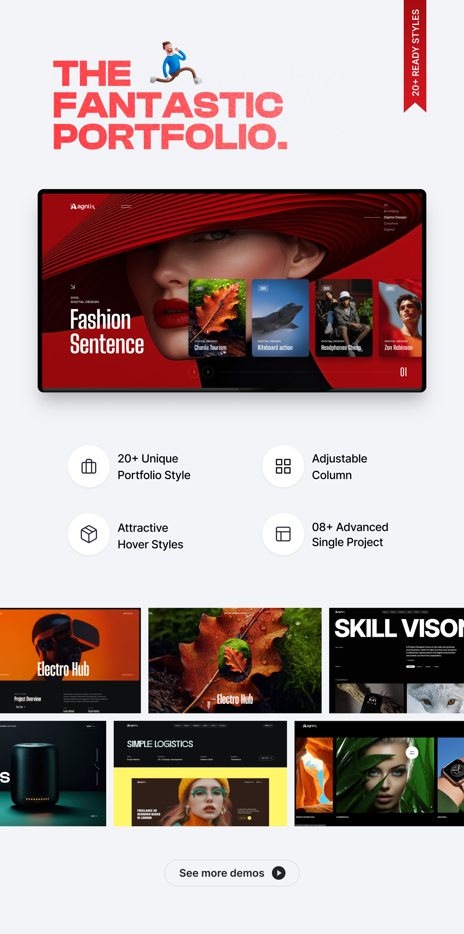 Agntix - Digital Agency & Creative Portfolio WordPress Theme
