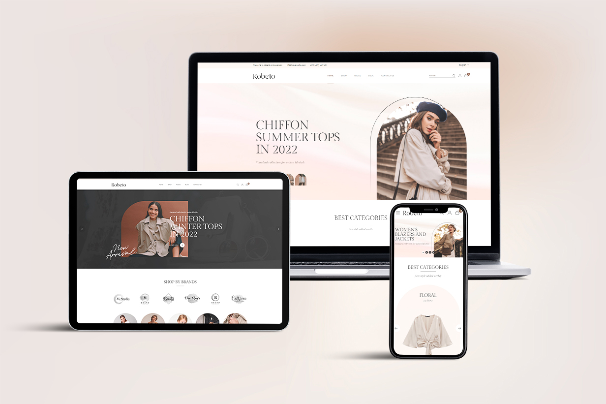 Robeto - Multipurpose WooCommerce Theme - 1