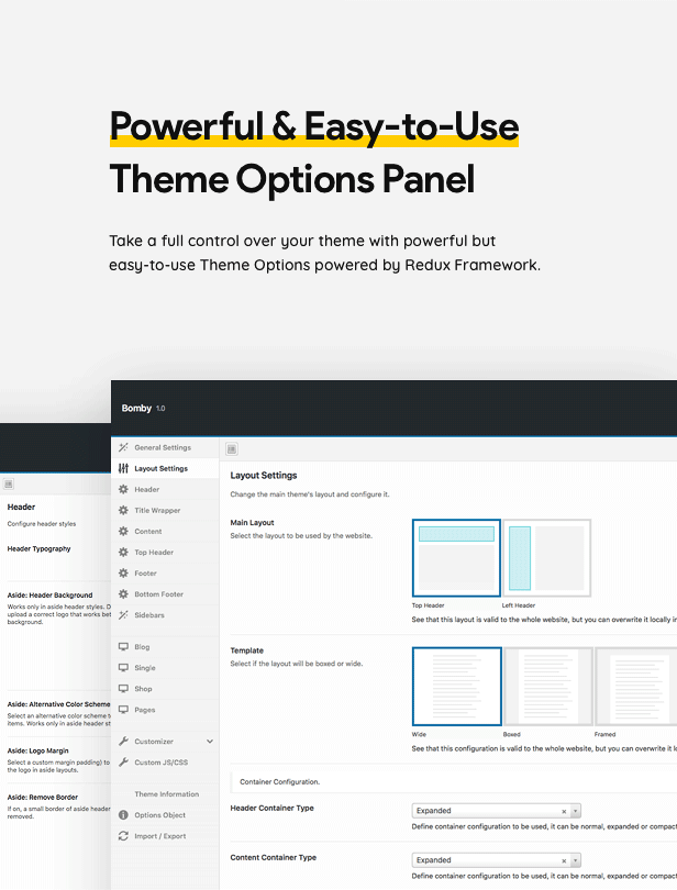 Tema WordPress Bomby