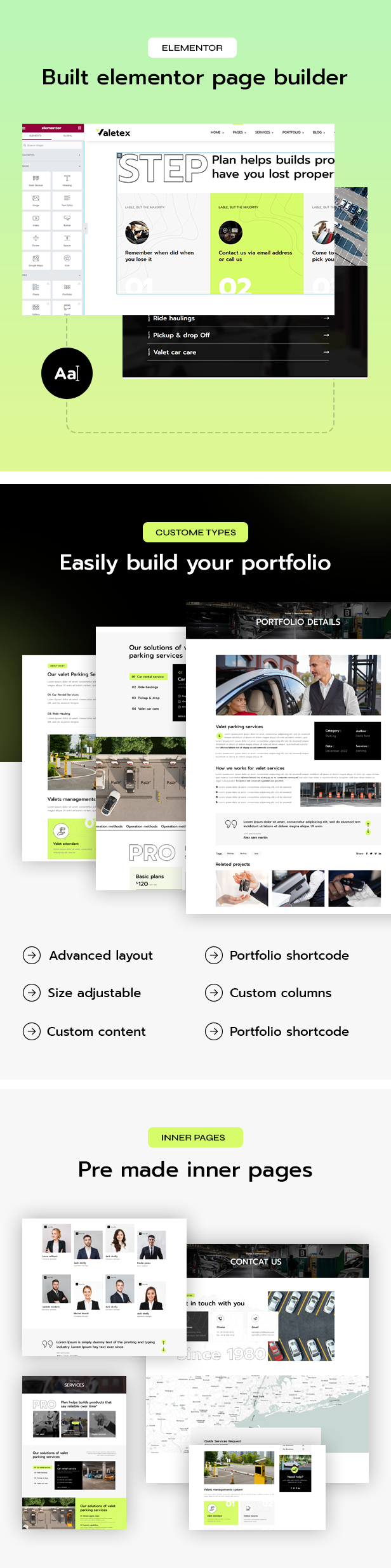 Valet & Parking WordPress Theme