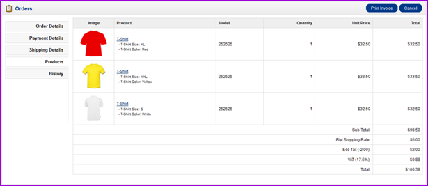 Product Color and Size Variation for Opencart - 17