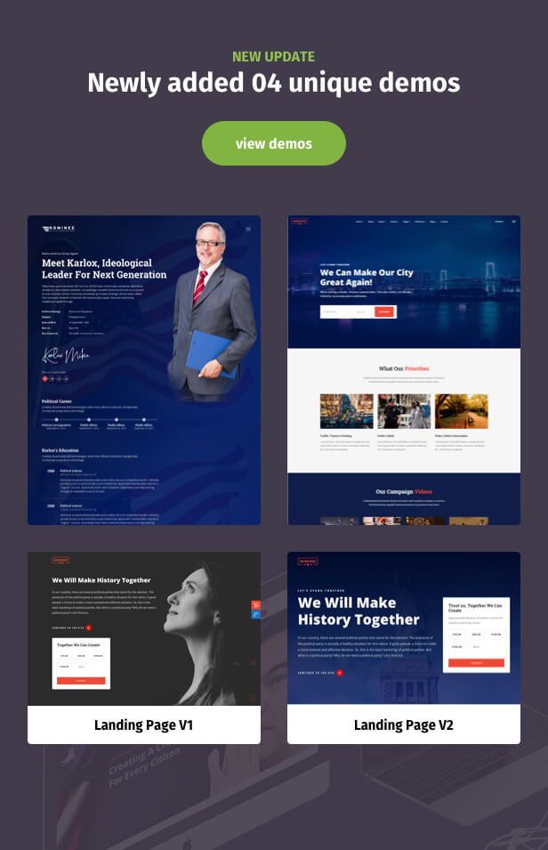 Political WordPress Theme New update