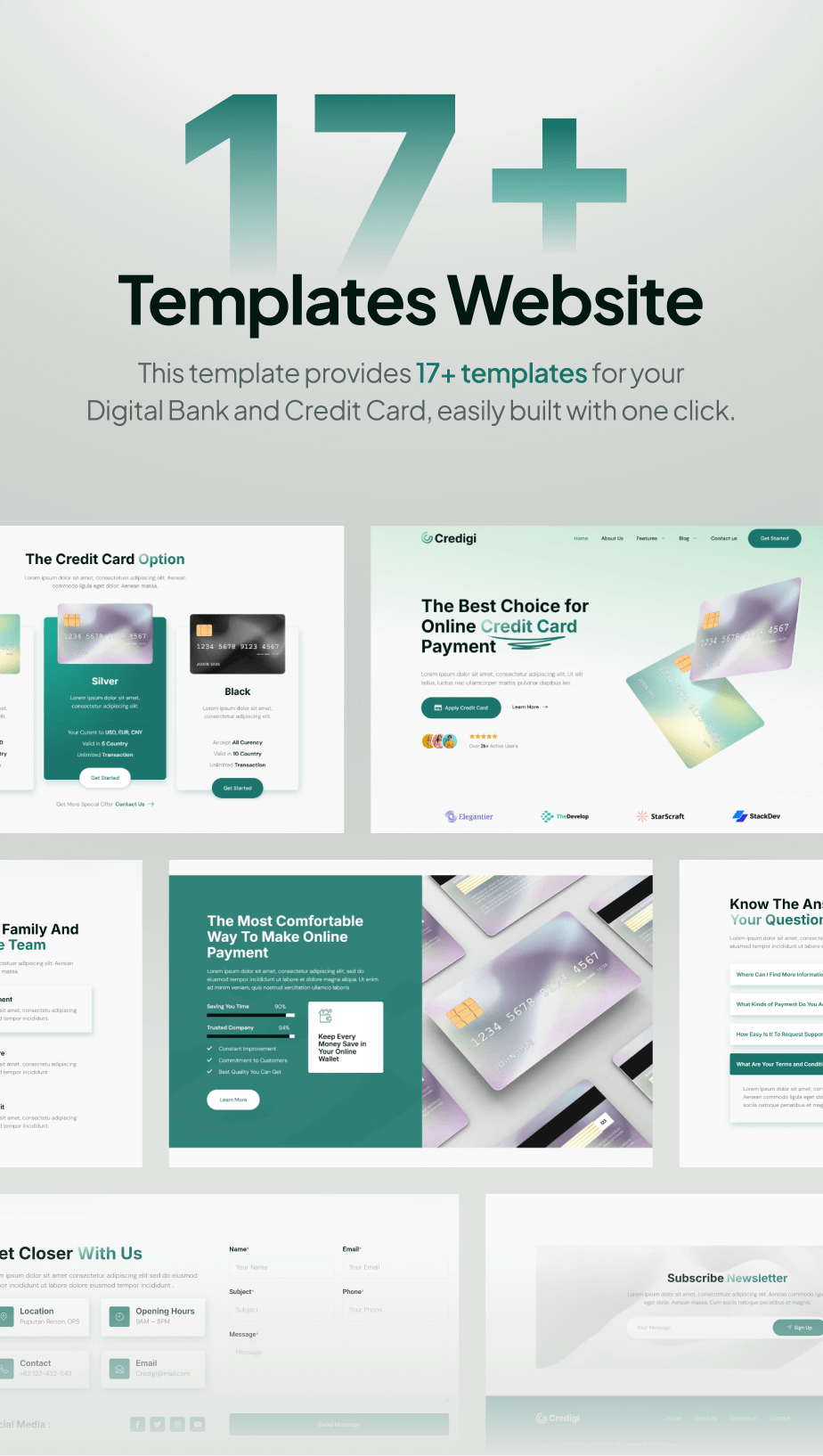 Credigi – Digital Bank & Credit Card FSE WordPress Theme - 4