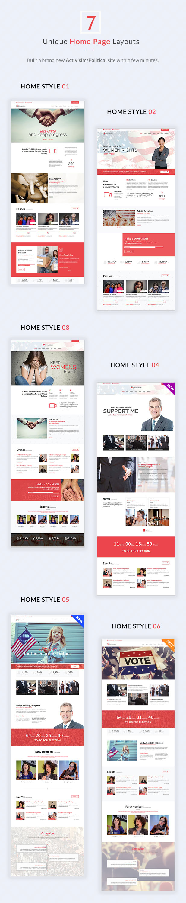 Dynamism - Political & Activism WP Theme