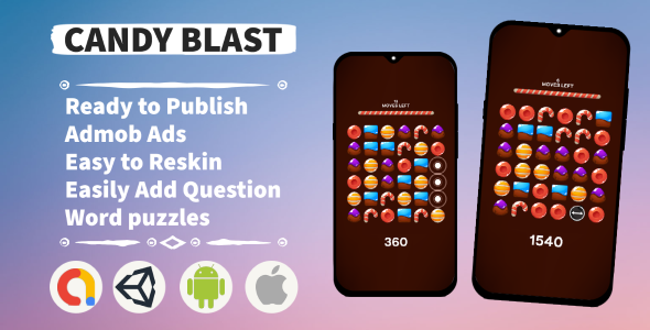 Candy Blast (Unity+Admob+Android+IOS) - 6