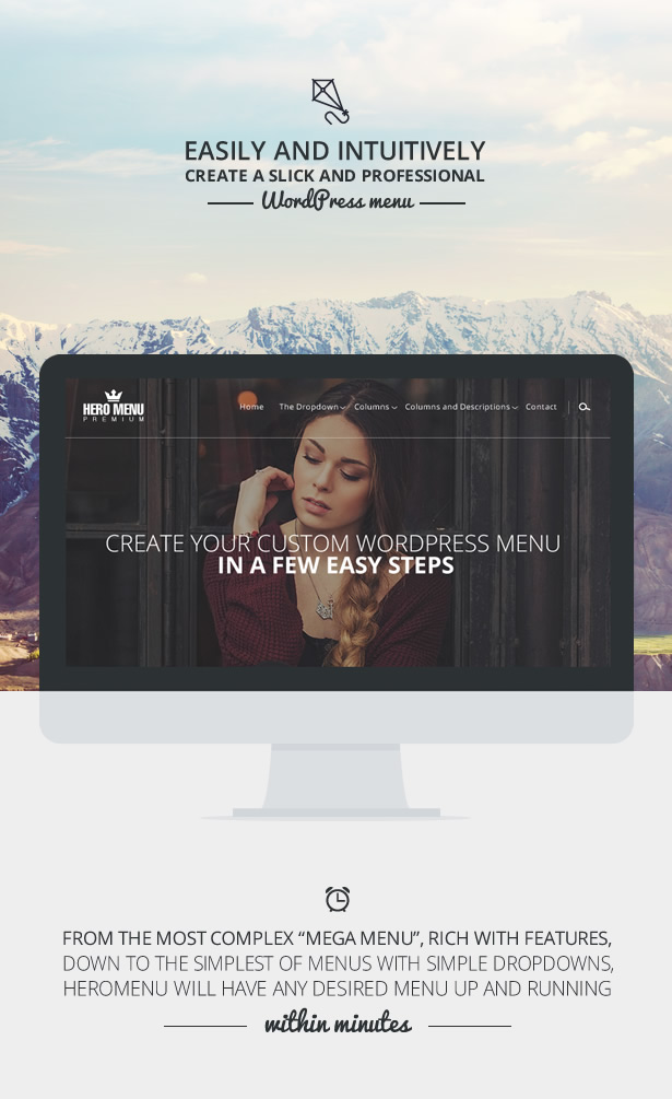 Hero Menu - Responsive WordPress Mega Menu Plugin - 4