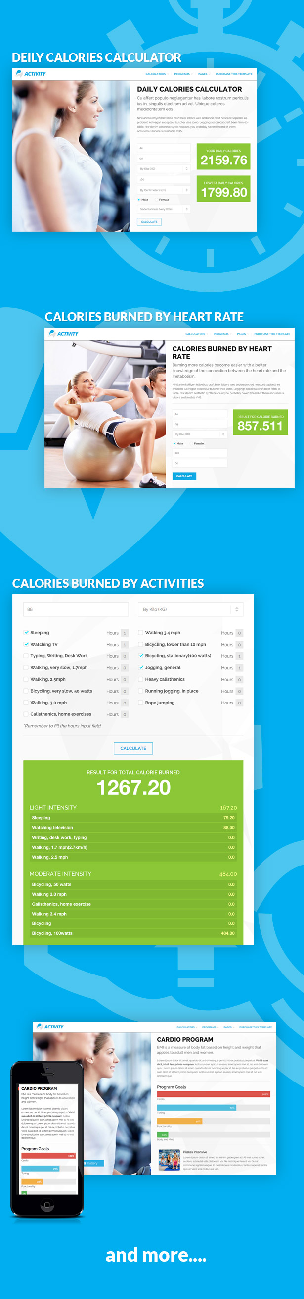 Activity - Sport and Fitness Site Template - 1