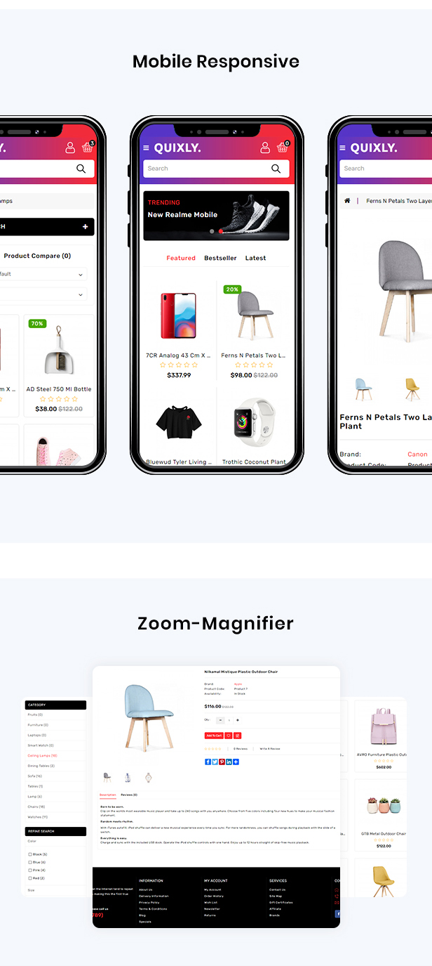 Quixly Multipurpose Opencart Responsive theme - 3