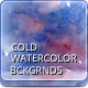 11 Handmade Cold Watercolor Backgrounds