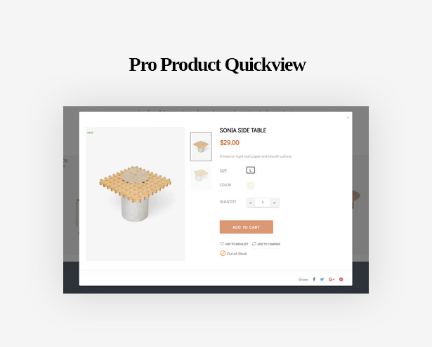  Pro Product Quickview