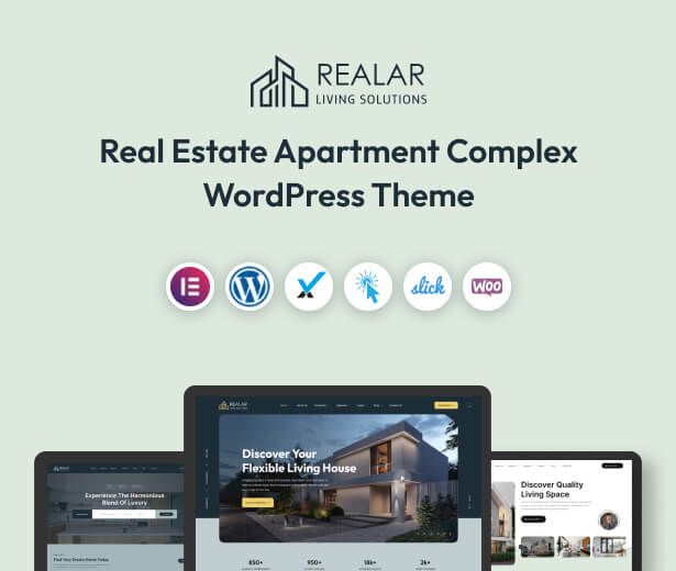 Realar - Real Estate WordPress Theme