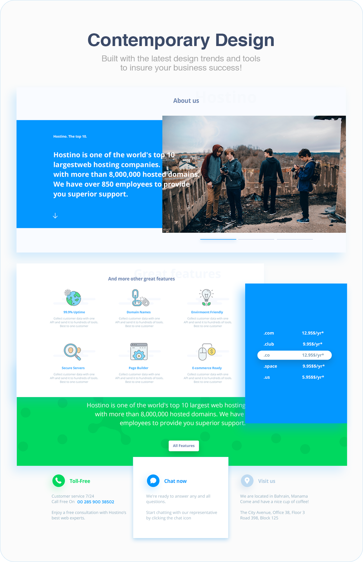 Hostino WHMCS Web Hosting WordPress Theme - 7