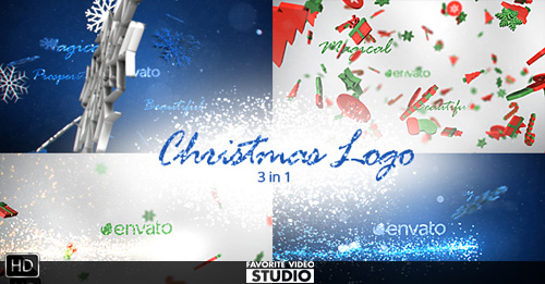 Christmas Logo 3in1