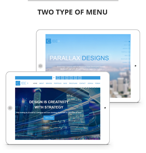 extensive feature list for cube slideshow joomla