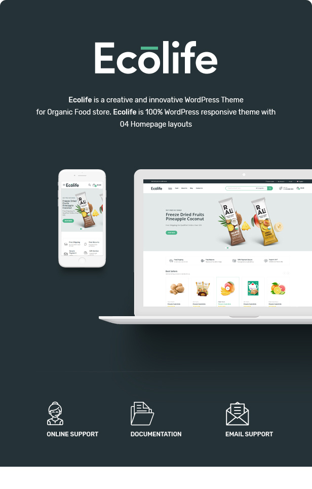 Ecolife – Organic WooCommerce WordPress Theme - WorldPress IFY