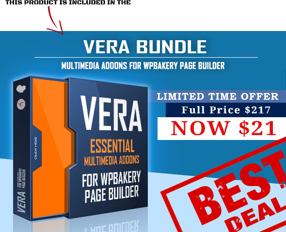 Vera - Essential Multimedia Addons for WPBakery Page Builder