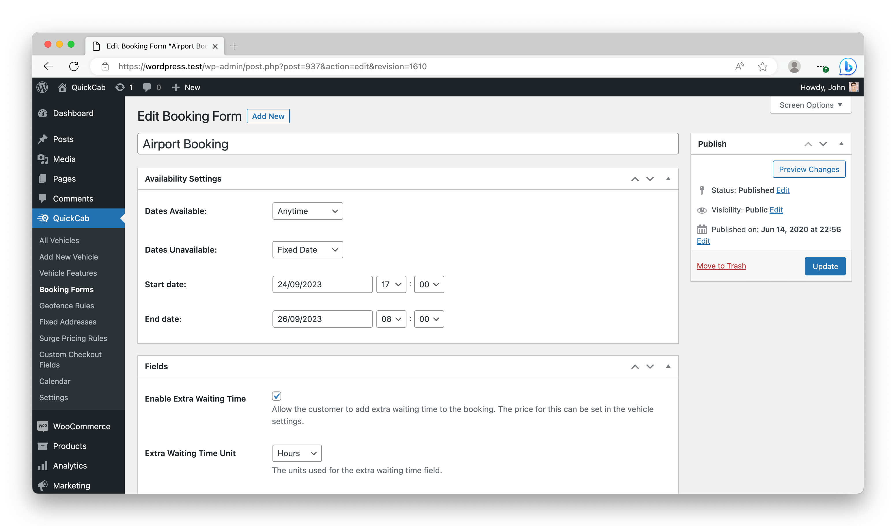 QuickCab: WooCommerce Taxi Booking Plugin - 11