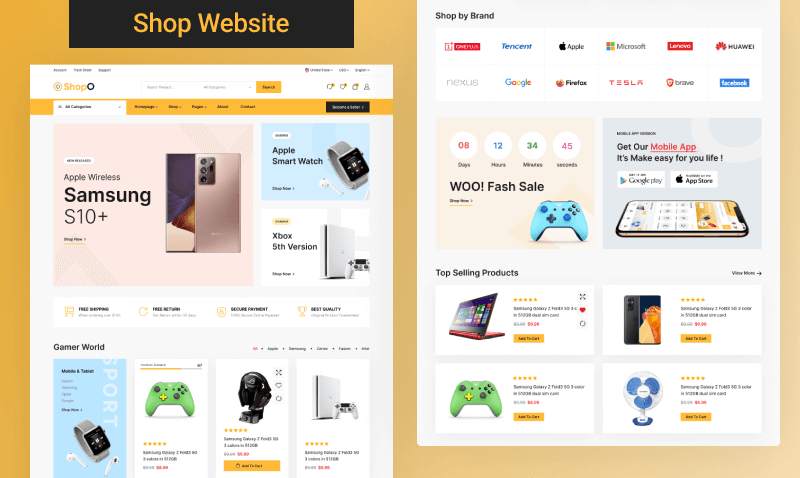 Shopo eCommerce - Multivendor eCommerce Flutter App with Admin Panel & Website