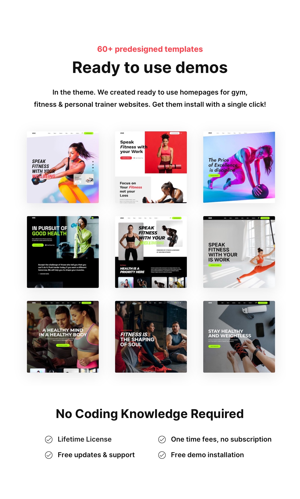 Vive | Fitness Gym WordPress