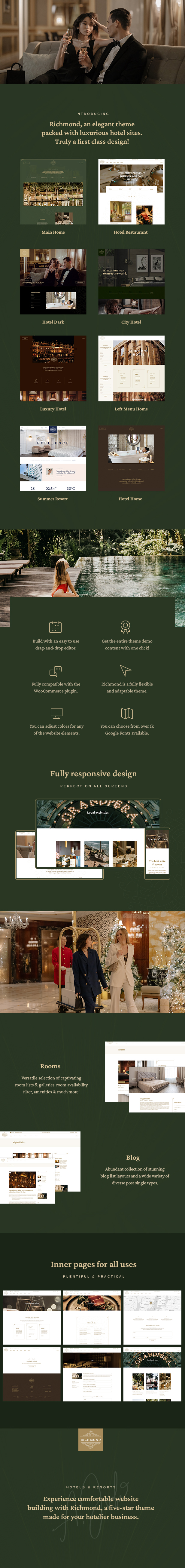 Richmond - Hotel Booking WordPress Theme - 2