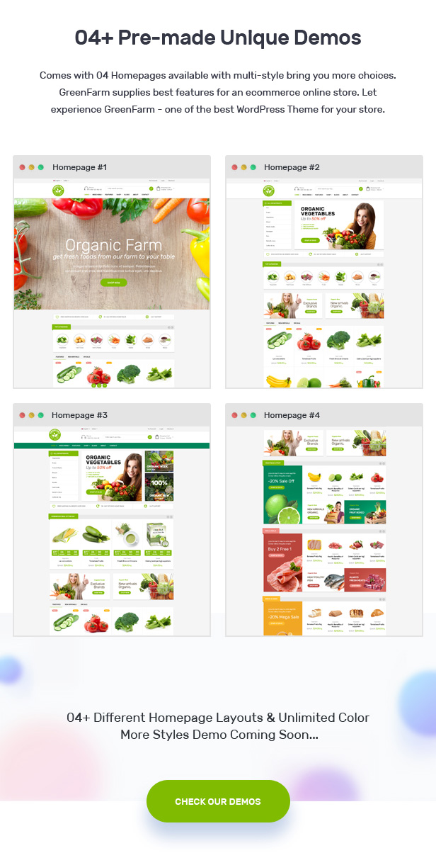 Greenfarm - Organic Theme for WooCommerce WordPress 2