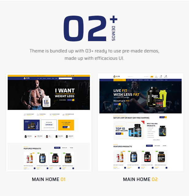 Supplement Store WooCommerce Theme