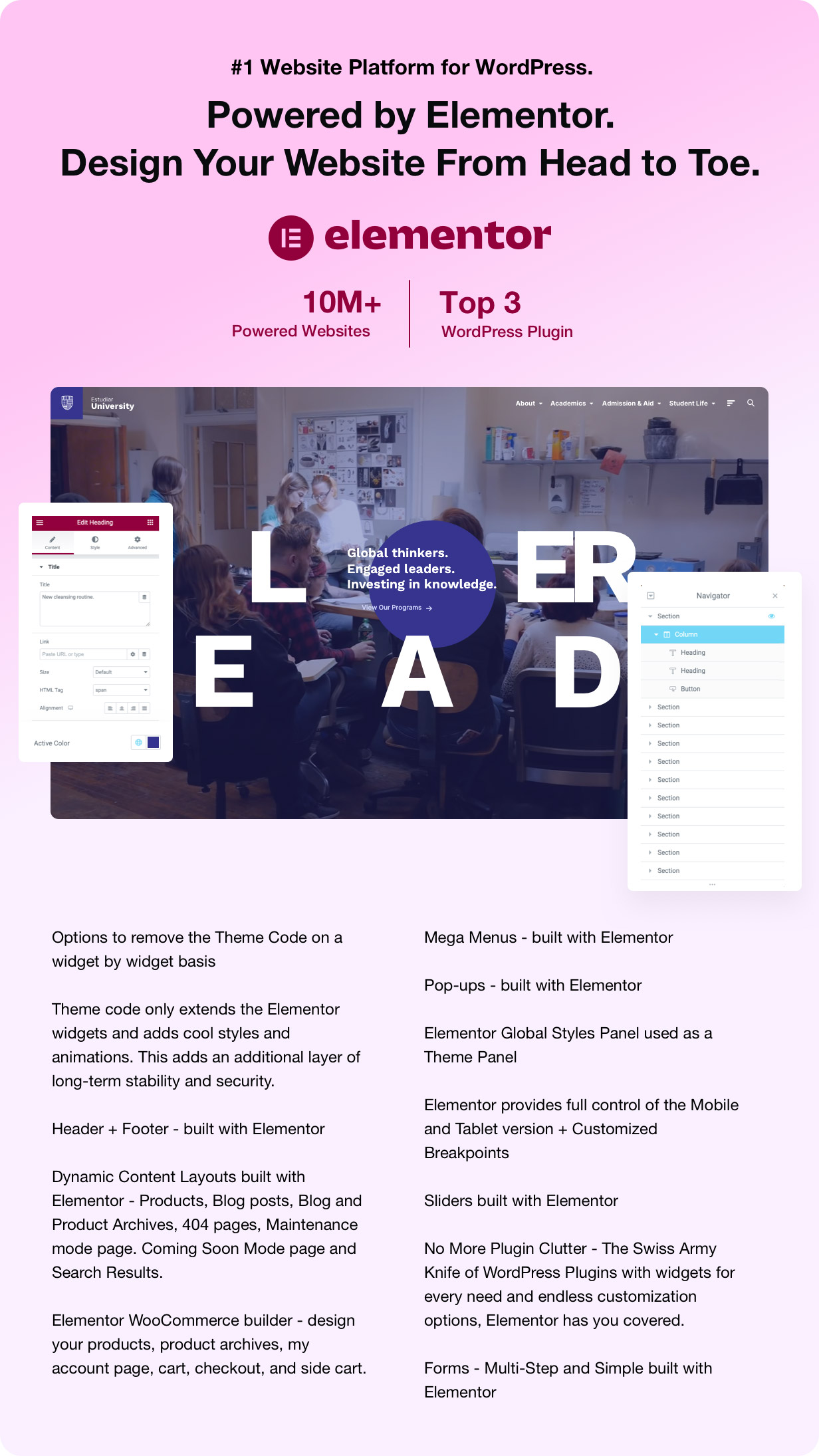 Estudiar - University School WordPress Theme