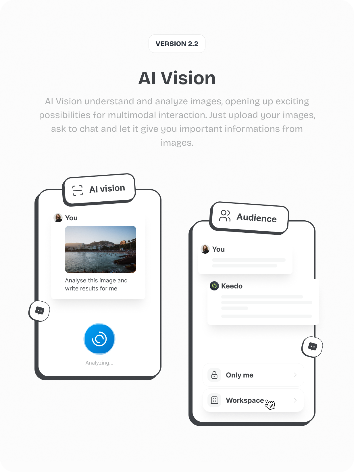 AI Vision understand and analyze images, opening up exciting possibilities for multimodal interaction. Just upload your images, ask to chat and let it give you important informations from images @heyaikeedo #aikeedo