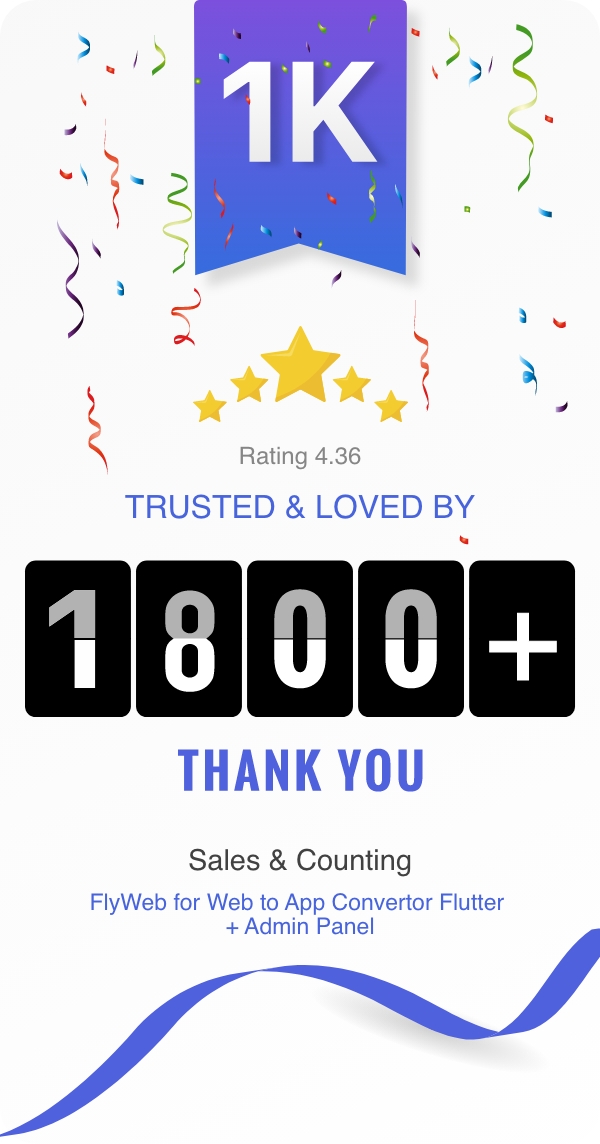 FlyWeb for Web to App Convertor Flutter + Admin Panel - 3