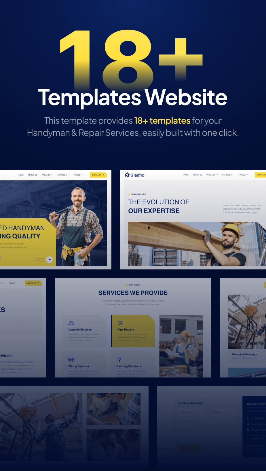 Gladfix – Handyman & Repair Services FSE WordPress Theme - 4