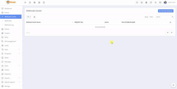Webhooks plugin for RISE CRM - Connect RISE with every service - 2