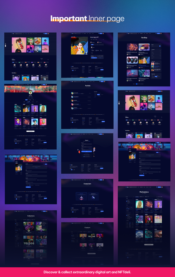 Bitakon – NFT Marketplace HTML5 Template - 3