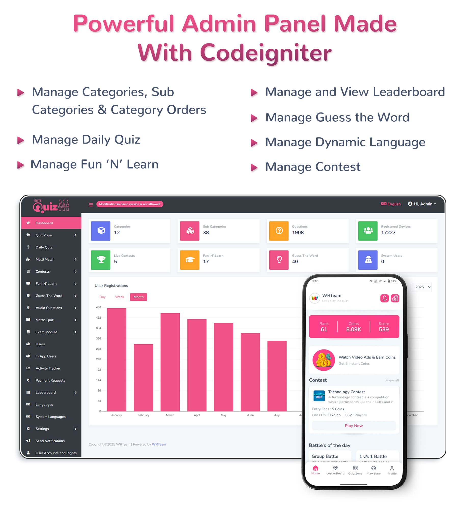 Elite Quiz - Trivia Quiz | Quiz Game - Flutter Full App + Admin Panel - 44