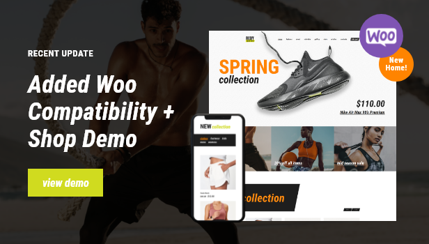 Woocommerce Store New Homepage