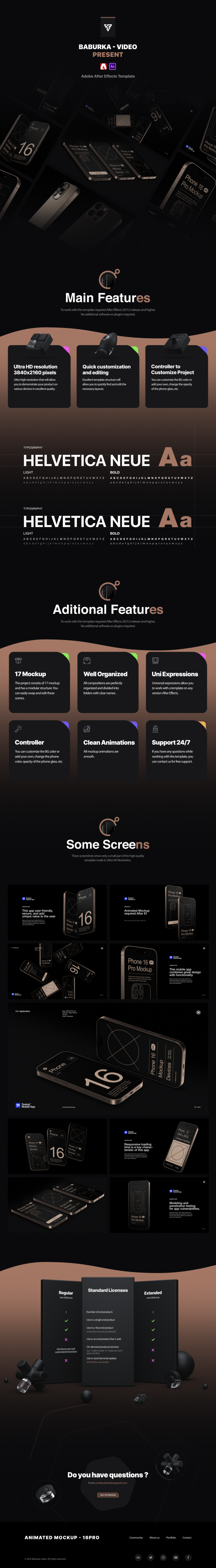 Animated Mockup | Phone 16 Pro - 4