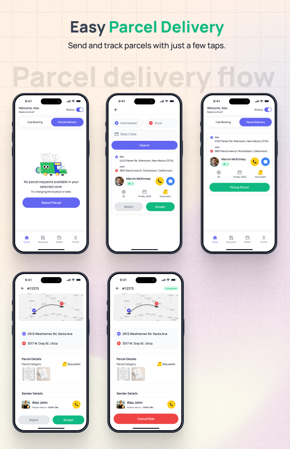 CabME - Flutter Complete Taxi app | Taxi Booking Solution - 14
